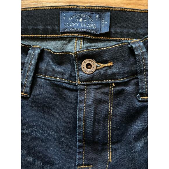 LUCKY BRAND 'Sweet Boot' Raw Hem Jeans sz 2/26 (actual 28) - Picture 4 of 16